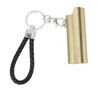 Fdit Porte-Clés Porte-Briquet, étui à Briquet Portable en Alliage D'aluminium avec Pince à Ressort, pour Clés de Sac à Dos de Randonnée de Camping en Plein Air (Bronze)