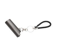 Fdit Porte-Clés Porte-Briquet, étui à Briquet Portable en Alliage D'aluminium avec Pince à Ressort, pour Clés de Sac à Dos de Randonnée de Camping en Plein Air (Gray)
