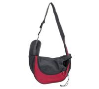 Fdit Porte-élingue pour Animaux de Compagnie, Support de Sangle de Cou Réglable et Respirant pour Chiot avec Boucle Anti-Fuite de sécurité et Poche de Rangement pour Le Voyage (L)