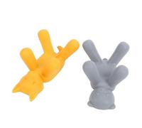 Fdit Porte-éponge en Silicone, 2 Pièces, Joli Support de Savon pour évier de Cuisine, Conception Verticale Compacte Permettant D'économiser de L'espace pour Organiser la Brosse à