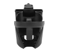 Fdit Porte-gobelet de Poussette Compact et Portable avec Support pour Téléphone, Conception Multifonctionnelle, Rotation à 360 Degrés pour Poussette et Vélo (BLACK)