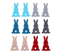 Fdit Porte-monnaie en Forme de Lapin de Pâques, Pince Porte-monnaie en Feutre avec un Design Ludique pour les Cadeaux de Vacances, L'argent, L'organisation de la Décoration de Table