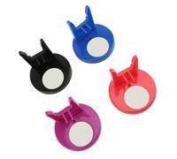 Fdit Porte-outils à Colle Chaude en Plastique Compact, Base Antidérapante, Support de Colle Thermofusible pour L'artisanat et la Décoration de la Maison, Bleu/noir/rouge, 8 pièces.