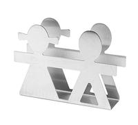 Fdit Porte-Serviette en Acier Inoxydable Moderne Argent Porte-Bagages décor de Table pour Style Amoureux
