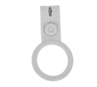 Fdit Porte-Serviettes en Silicone, 4 Pièces Pinces à Serviettes de Cuisine Réglables avec Boucle à Bouton, Support de Suspension Antidérapant pour Poignée de Four, Tige D'armoire (GREY)