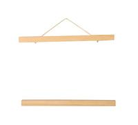 Fdit Poster Frame Magnetic Poster Frame Hanger Hanging Kit Light Wood Wooden Frame Hanger for Photo Picutre Canvas Artwork Art Print Multiple Tailles Optional(2#)