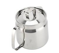Fdit Pot de Filtre à Huile en Acier Inoxydable, Matériau Premium 304, Réservoir de Filtre de Grande capacité pour la Cuisine Domestique (2L)