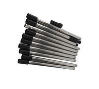 Fdit Poteau D'extension de Rouleau à Peinture en Acier Inoxydable, Outil Polyvalent Durable de 13,1 Pieds pour les Tâches de Peinture et de Nettoyage, 11 Pièces
