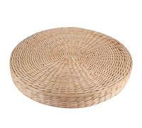 Fdit Pouf de Coussin de Siège Rond épais fabriqué à la Main pour Tatami, Chaise de Bureau et Balcon, Coussin de Style Japonais avec une Bonne ténacité, Résistance à L'usure, adapté à la Décoration