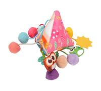 Fdit Poussette de bébé Suspendue en Tissu Doux, Balle Sensorielle pour Siège de Voiture, Jouet Hochet éducatif pour Bébés, Matériaux Sûrs pour L'interaction Parent-Enfant