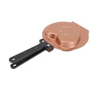 Fdit Poux de Friture à Double Face, Plate-forme de Gâteau à Gâteau en Acier Multifonctionnel avec Conception de Flip Spéciale pour Chauffage Uniforme pour les Desserts du (GOLD)