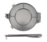 Fdit Presse à Tortilla en Alliage D'aluminium, Machine à Pain Plat Manuelle 20 X 16 Cm pour Tortillas de Maïs, Tacos Roti et Crêpes, Outil de Cuisine Compact avec Poignée Confortable