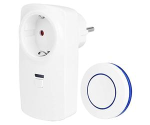 Fdit Prise sans Fil Alimentation Appareils Interrupteur Ménage Télécommande Contrôleur Prise de Courant Appareil électrique Contrôle à Distance (Prise UE 250V)