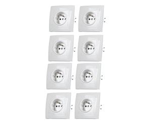 Fdit Prise Standard Française, Prise Murale 16A avec Panneau Avant Amovible pour Hôtel de Bureau à Domicile