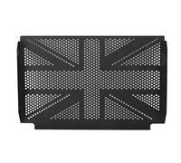 Fdit Protecteur de Radiateur de Moto, Couvercle de Protection de Calandre en Acier Inoxydable avec Conception de Grille Hexagonale pour Tridents 660