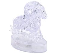 Fdit Puzzle en Cristal de Constellations de Lumière Colorée, Jouet Tridimensionnel pour la Coordination œil-Main (Bélier)