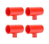 Fdit Raccords en T pour Abreuvoir à Volaille en PVC, Paquet de 20 Connecteurs Automatiques de Système D'arrosage de Poulet pour Canards, Cailles, Lapins, Ferme D'élevage