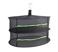 Fdit Rack de Séchage de Plantes avec Plateau en Maille, Plantes Empilables à 3 Niveaux Net de Séchage pour Plantes Fleurs Feuilles de thé Design Pliable et (2 couche 30.5x23x23cm)