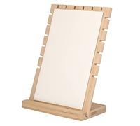 Fdit Rack de Supports de Bijoux Durables avec Surface Lisse, Support de Chaîne de Cou Pratique pour la Boutique D'exposition, Matériau (White)