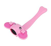 Fdit Rallonge de Robinet, Rallonge de Poignée D'évier pour Tout-petits, Enfants et Bébés avec Vis Réglables, Forme de Dessin animé Mignon, S'étend de 17 Cm, Aucun Outil Requis, (PINK)