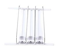 Fdit Rangement de Canettes Ajustable, 5 Rangées à Poussée Coulissante