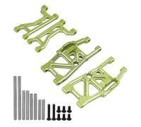 Fdit RC Bras de suspension avant arrière supérieur inférieur en alliage d'aluminium pour voiture 1/10 RC Vert