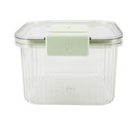 Fdit Récipient de Stockage de Riz Polyvalent, Cylindre de Grain de Cuisine en PET épais avec Couvercle d'étanchéité pour Cuisines Commerciales (S 8,9 X 1,5 pouces)