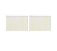 Fdit Règle D'Azimut VTA en Plastique Transparent Haute Définition pour Tourne-disque, 2 Pièces Transparentes et Faciles à Lire pour les Mesures VTA et Azimut