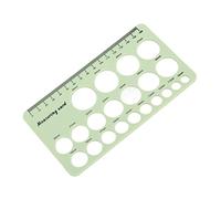 Fdit Règle de Mamelon, Outil de Mesure de Bride de Tire-lait en Silicone avec Ruban Souple de 1,5 M, Guide de Taille de Mamelon Pliable pour les Mères Qui Allaitent (vert clair)