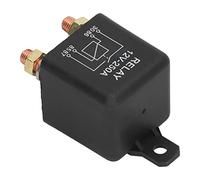 Fdit Relais de Démarrage de Voiture, Commutateur de Relais Haute Puissance 12V 250A avec Construction en Acier Inoxydable pour Véhicules Tracteur de Tondeuse à Gazon en VTT et