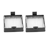 Fdit Remplacement de Filtre D'aspirateur 2 Pièces, Matériau ABS Haute efficacité, Convient pour P712 P713 P714K, avec une Bonne compatibilité et durabilité