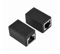 Fdit Réseau-Adaptateur Kopler Ethernet Stable Connexion Easy pour Utiliser 2pcs Noir