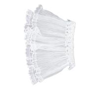 Fdit Rideau de Fenêtre en Dentelle Miniature pour Maison de Poupée, Décoration de Scène Réaliste pour Chambre à Coucher, Salle à Manger, Matériau en Tissu Doux