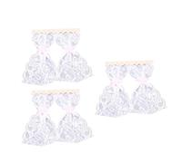 Fdit Rideau en Dentelle pour Maison de Poupée, Rideau en Dentelle Miniature, Exquis, Vintage, élégant, pour Maison de Poupée 1/12, Photographie, Décoration 3