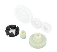 Fdit RK1009 Ensemble D'engrenages de Lève-vitre électrique pour, Facile à Installer, 6 Pièces Blanc + Beige, Engrenage Moteur pour Fenêtre, Convient pour 5/6/CX-7/CX-9/RX-8