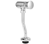 Fdit Robinet de Chasse D'urinoir Mural, Robinet de Chasse en Cuivre chromé à Pression Manuelle avec Filetage G1/2 pour Toilettes de Salle de Bain