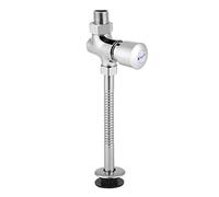 Fdit Robinet de Chasse pour Urinoir WC en Alliage de Zinc Bouton Type Manuel Surface Mounted Delay Push Arrêt Automatique Accessoire de Salle de Bain