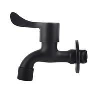 Fdit Robinet de Machine à Laver, Robinet D'eau Anti-explosion en Acier Inoxydable 304, Robinet à Disque en Céramique pour Cuisine, Jardin, Vadrouille et Piscine (robinet de piscine vadrouille)