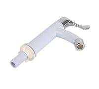 Fdit Robinet de Salle de Bain, Robinet de Conception en Spirale ABS Résistant à la Corrosion avec Rotation Universelle, pour évier de Cuisine et vanité de Salle de Bain G1/2