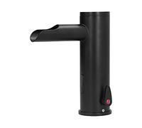 Fdit Robinet de Salle de Bain sans Contact en Laiton Noir, Robinet D'évier de Cuisine à Capteur Automatique avec Contrôle de L'eau Chaude et Froide pour Toilettes Publiques, école,