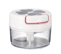 Fdit Robot Culinaire Manuel, Machine à Purée de Nourriture pour bébé sans Effort avec 304 Lames pour Petite Cuisine, Cuisine à Domicile, Voyage, Camping-car (GREY)