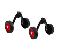 Fdit Roue Auxiliaire de Débroussailleuse, Structure de stabilité Triangulaire Universelle, Roue de Débroussailleuse pour Tube d'arbre de 0,98 à 1,1 Pouces, Efficace