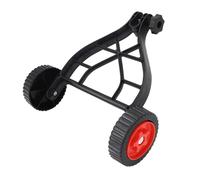 Fdit Roue de -Bordure en ABS de qualité Supérieure, Support Stable, Roues de Support Multifonctions pour Tondeuse à Gazon, Bouton Rotatif pour Un Réglage Facile de la Tension.