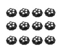 Fdit Roue Pivotante à Haute Charge, de Meuble Auto-adhésive Solide, Roues de Rotation à 360 ° pour un Mouvement Fluide, Idéale pour les étagères et les Supports de Rangement, Matériau ABS (Perles