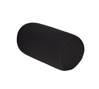 Fdit Rouleau Cervical Rond Micro Mini Coussin de Dos en Microbilles Rouleau Coussin Voyage Maison Sommeil Support de Cou Confortable(Noir)