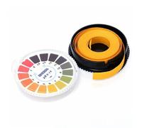 Fdit Rouleau de de Test de PH de 5 M, Papier de Mesure du Niveau de PH 0-14 pour les Tests D'urine, de Salive et D'eau avec Nuancier Facile à Lire pour une Utilisation à la Maison et (Couleur