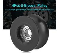 Fdit Rouleau Permanent de la Roue Adhésive D'Ugroove 4pcs pour les Dispositifs et les Portes Mécaniques