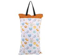 Fdit Sac à Couches étanche, Organisateur Sec et Humide de Grande capacité avec Compartiments Séparés, Pochette de Rangement Polyvalente pour Voyage, Plage, Salle de Sport (EF160)