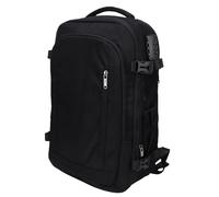 Fdit Sac à Dos de Voyage Sous Vide, Sac à Dos de Compression 20-35 L avec Pompe à Vide, Sacs Hermétiques, à en Polyester Imperméable avec Verrouillage par Mot de Passe (BLACK)