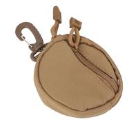 Fdit Sac à Monnaie, Durable, Multifonctionnel, Grande capacité, Portefeuille de Monnaie pour Hommes et Femmes, Porte-clés, Sac à de Sport avec Fermeture éclair, Matériau en Toile (Kaki)